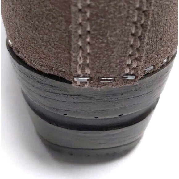 Sanita Taupe Suede Ankle Booties - Picture 11 of 12